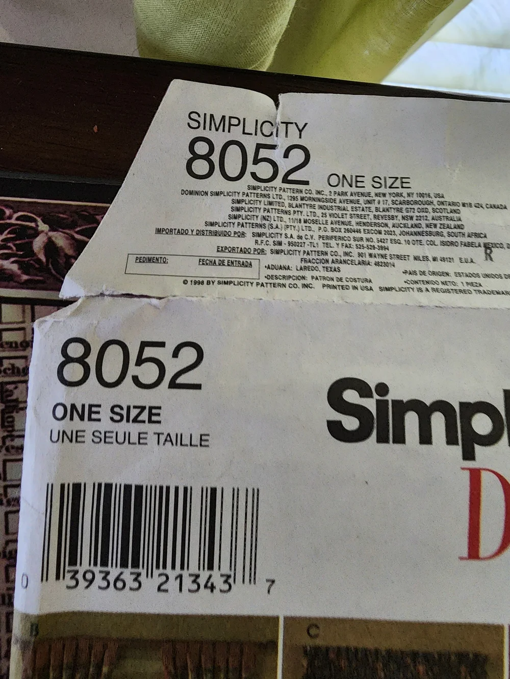 Simplicity Curtains & Drapes Sewing Pattern Lot in Yellow, Green, Pink
